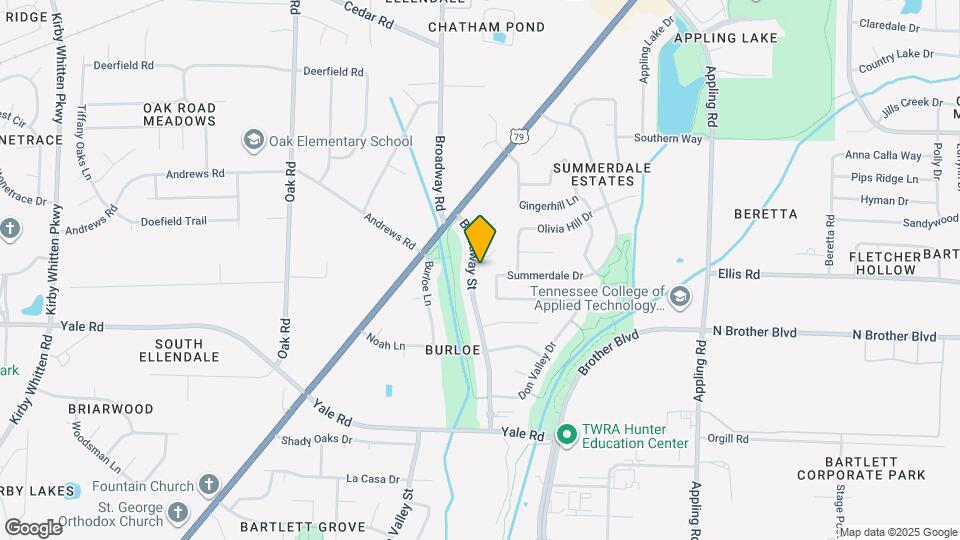 3418 Broadway St Map and Location Details