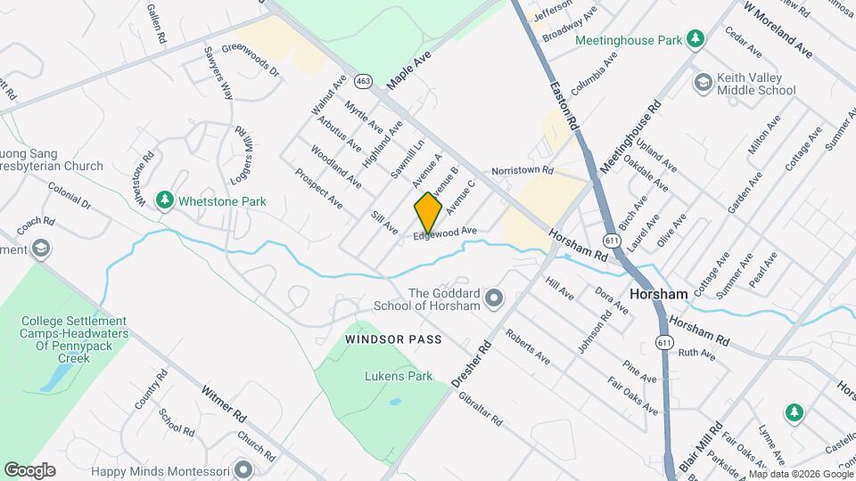 405 Edgewood Ave Map and Location Details