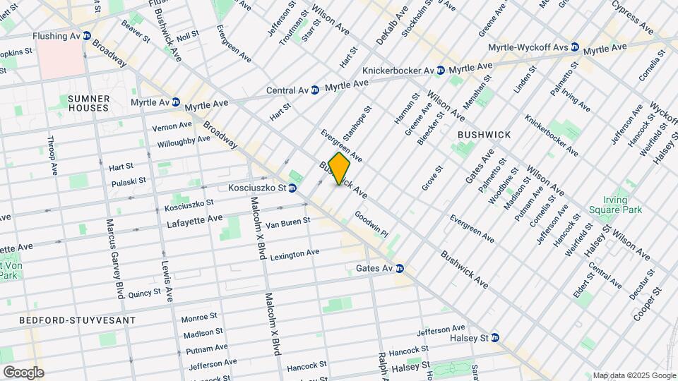 1150 Lafayette Ave Map and Location Details