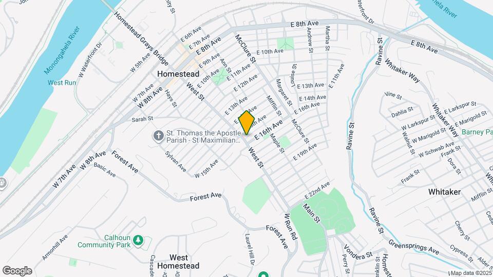 1507 West St Mapa y Detalles de la Ubicación