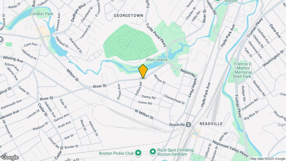 1834 River St, Unit 1 Mapa y Detalles de la Ubicación