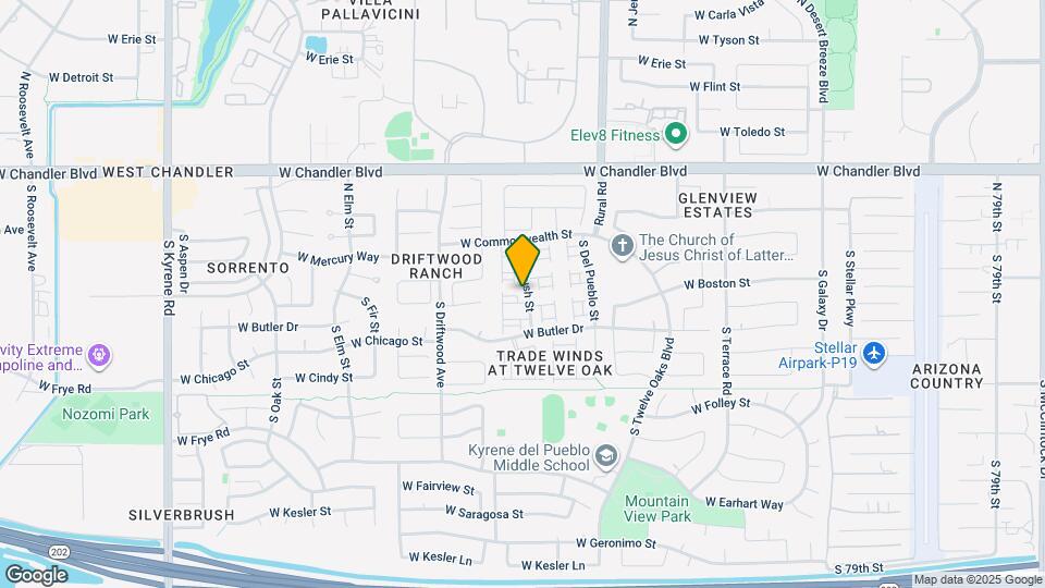 5210 W Jupiter Way N Map and Location Details