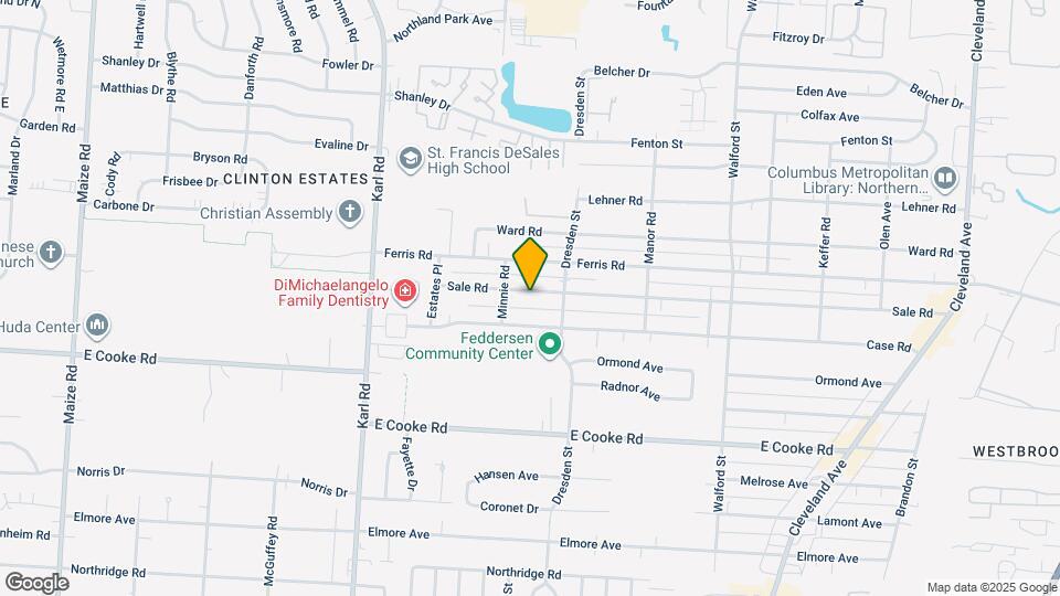 1713 Sale Rd Map and Location Details