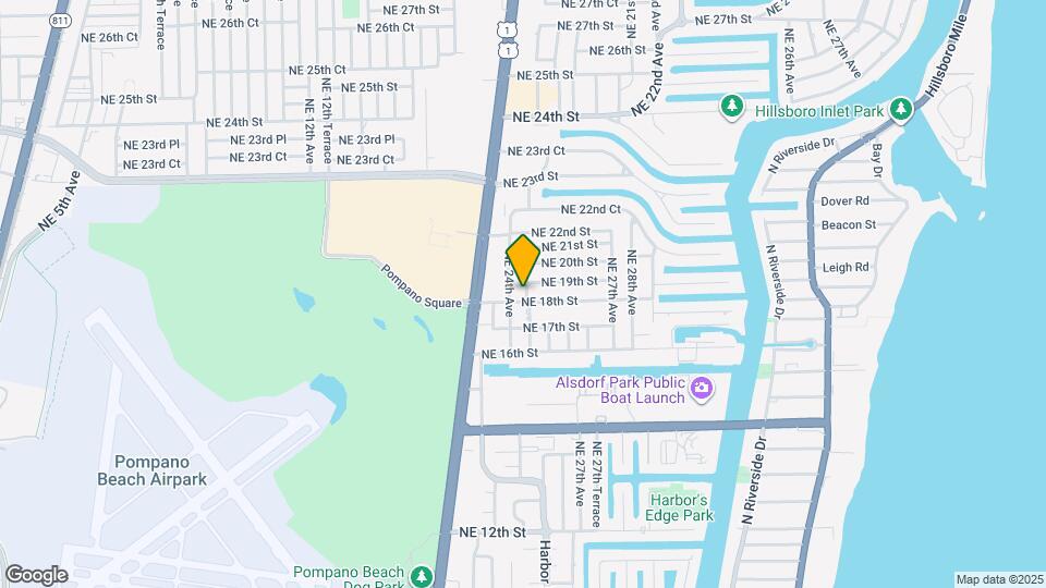 1801 NE 25th Ave Map and Location Details