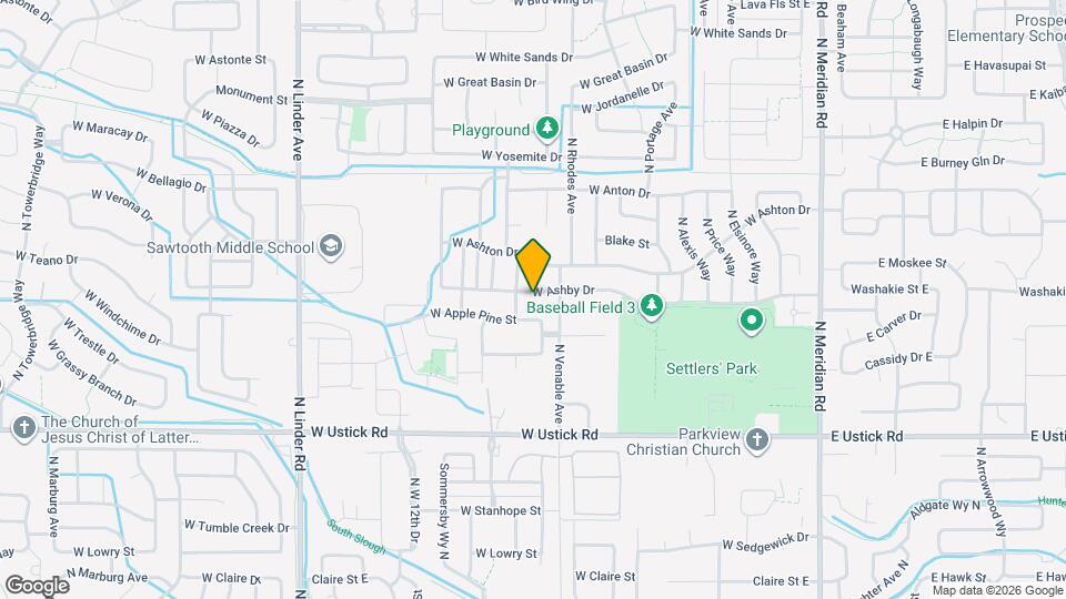 899 W Ashby Dr Map and Location Details