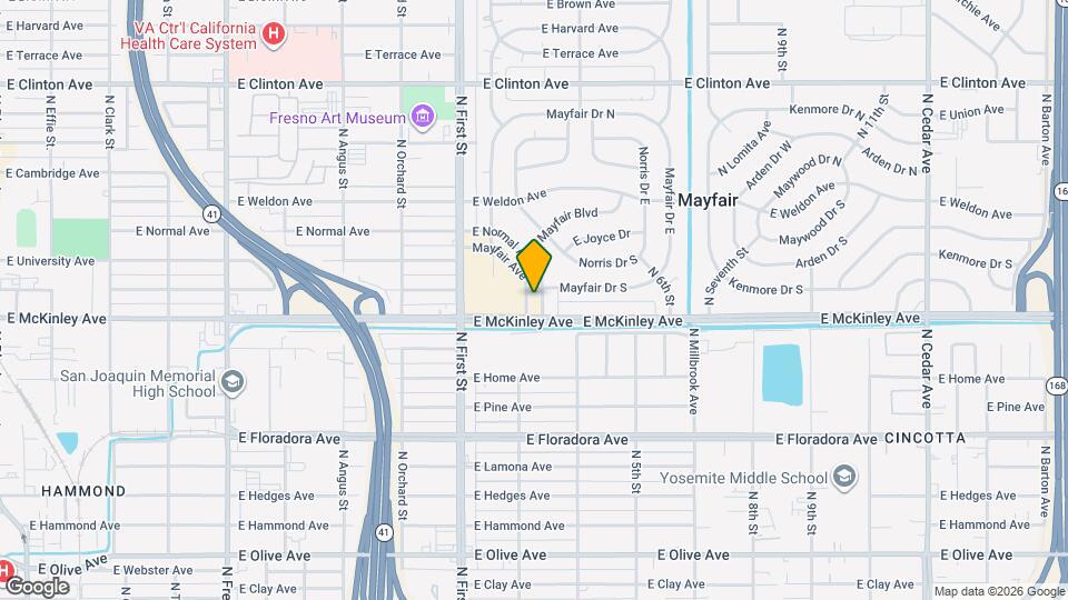 3410 E Normal Ave Map and Location Details