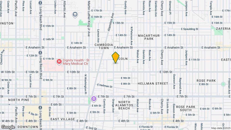 1052 Orange Ave Map and Location Details