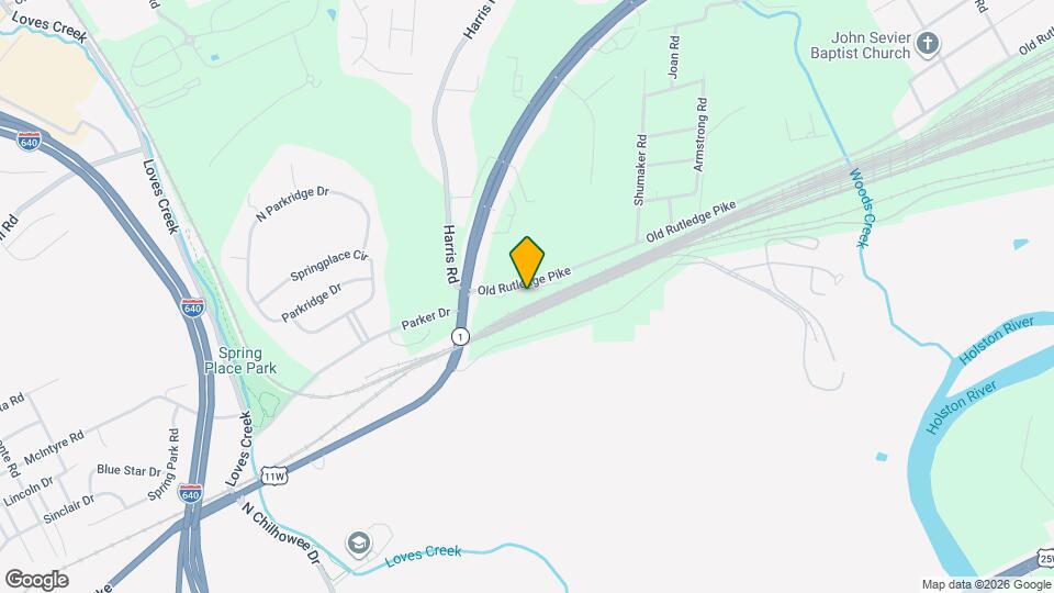 5804 Old Rutledge Pike Map and Location Details