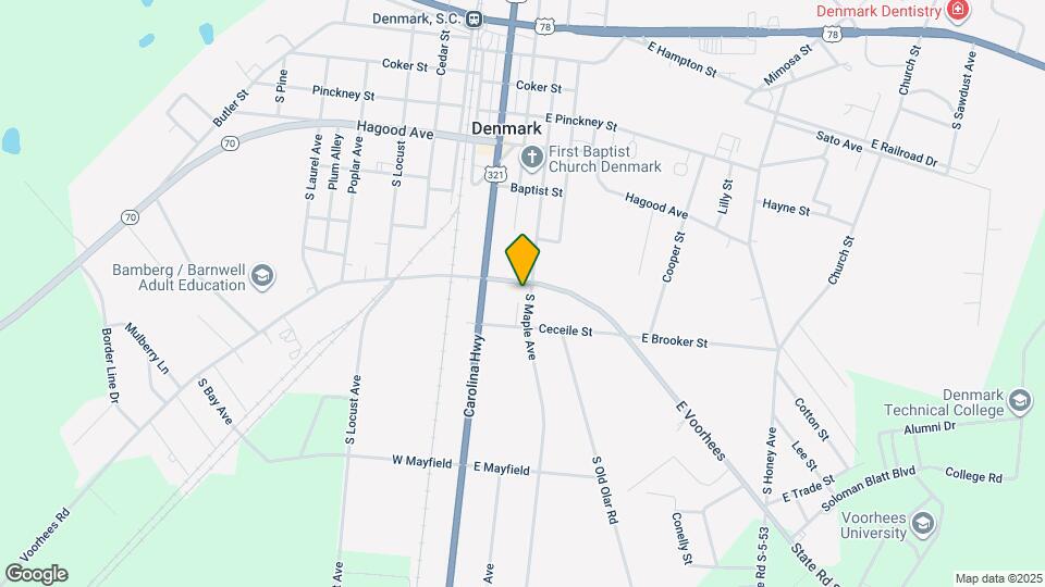 6585 Voorhees Rd Map and Location Details