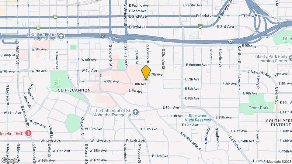 8th & Cowley Mapa y Detalles de la Ubicación