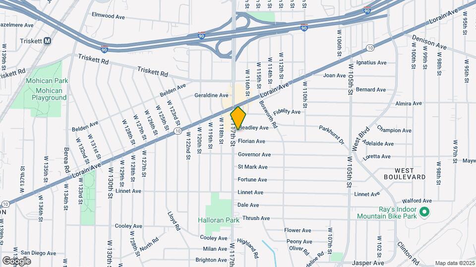 3391 W 117th St Mapa y Detalles de la Ubicación