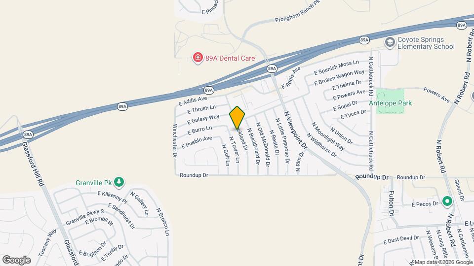 6200 N Rockland Dr Map and Location Details