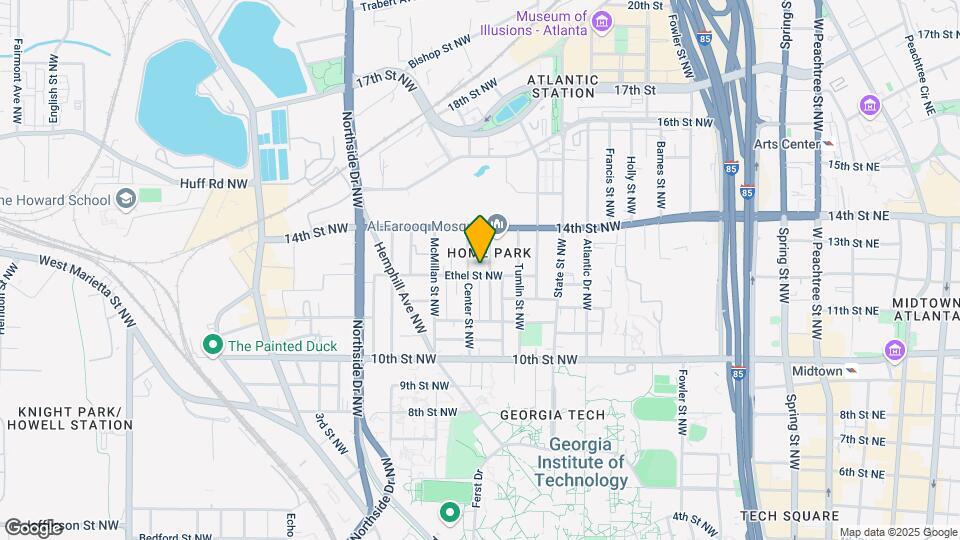 465 Ethel St NW Map and Location Details