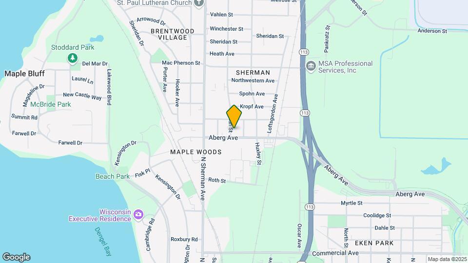 1309 Ruskin St Map and Location Details