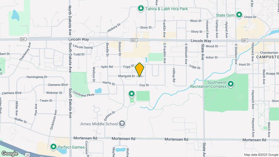 3716 Marigold Dr Map and Location Details