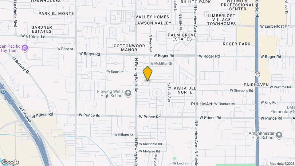 3811 N Reno Ave Map and Location Details