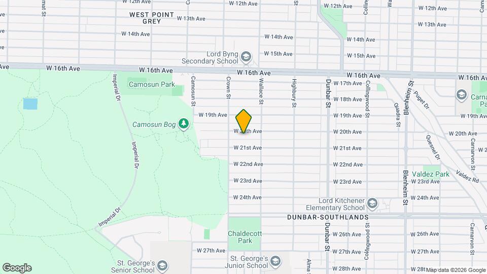 3960 20th Av W Map and Location Details