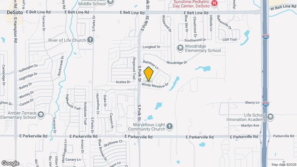 809 Windy Meadow Dr Map and Location Details