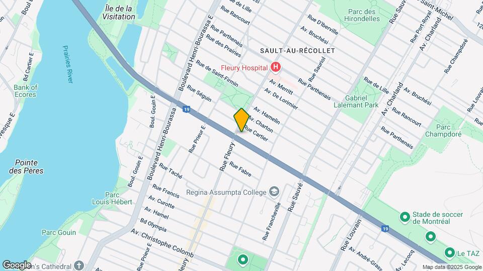 10265 Papineau Av Map and Location Details