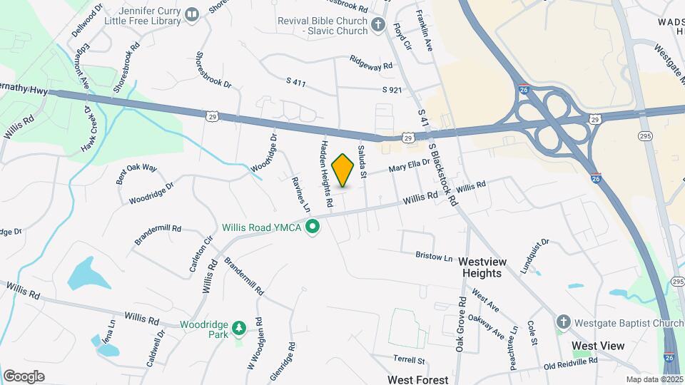 810 Sandbach Rd Map and Location Details