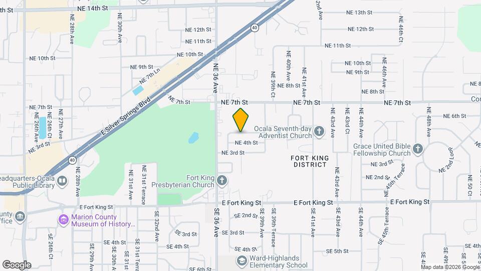 3732 NE 5th St Map and Location Details