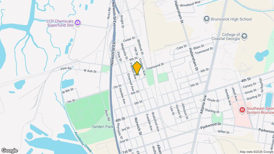 3721-3727 Ogg Ave Map and Location Details