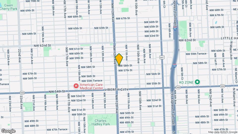 1170 NW 58th St Mapa y Detalles de la Ubicación