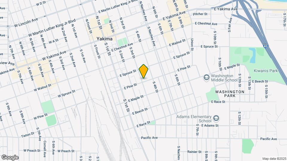 315 S 3rd St Map and Location Details