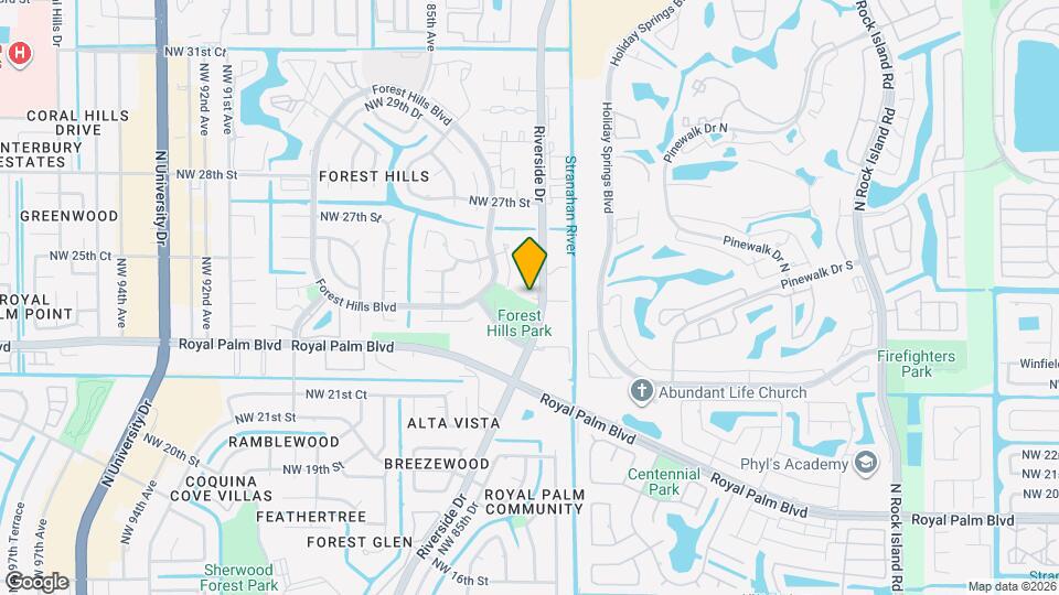 2510 Riverside Dr Map and Location Details