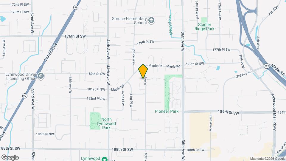 18020 40th Ave W Map and Location Details