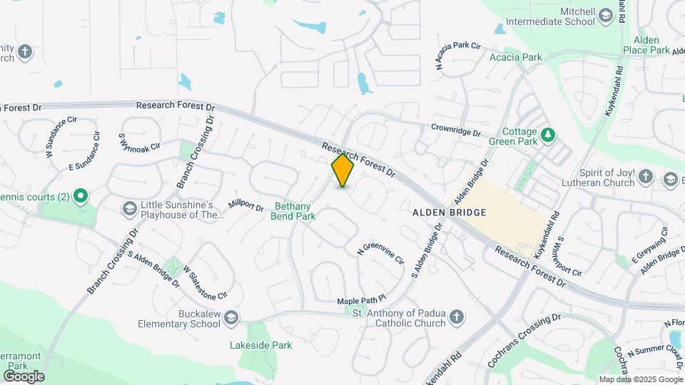 18 S Willow Point Cir Map and Location Details