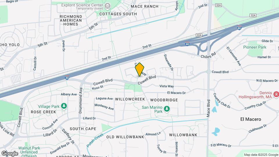 Senior Willow Glen 62+ Map and Location Details