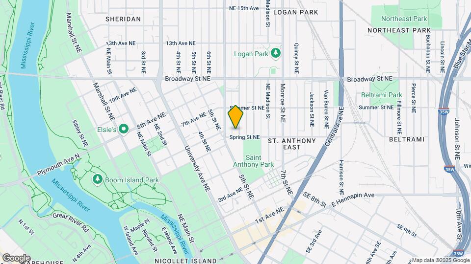 610 Adams St NE, Unit 610 Adams - Unit 2 Map and Location Details