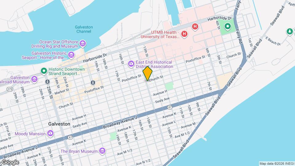 606 14th St Mapa y Detalles de la Ubicación