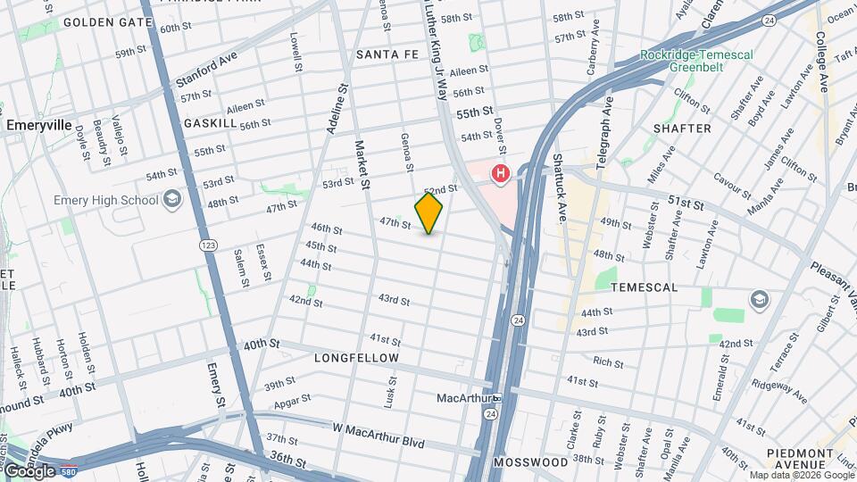 820 46th St Mapa y Detalles de la Ubicación