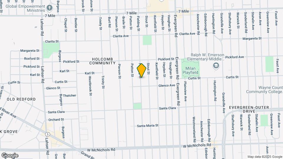 18150 Fielding St Map and Location Details