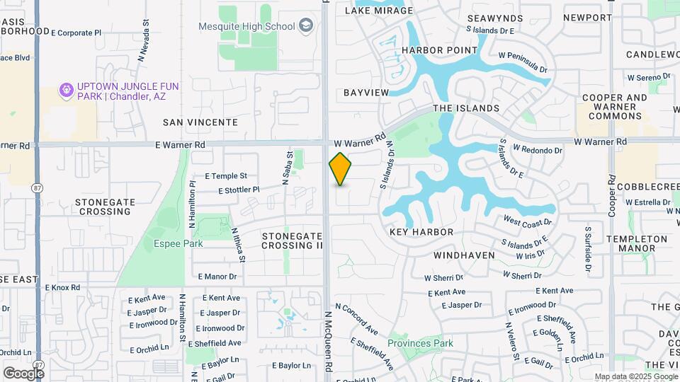 925 S Sailfish Dr Map and Location Details