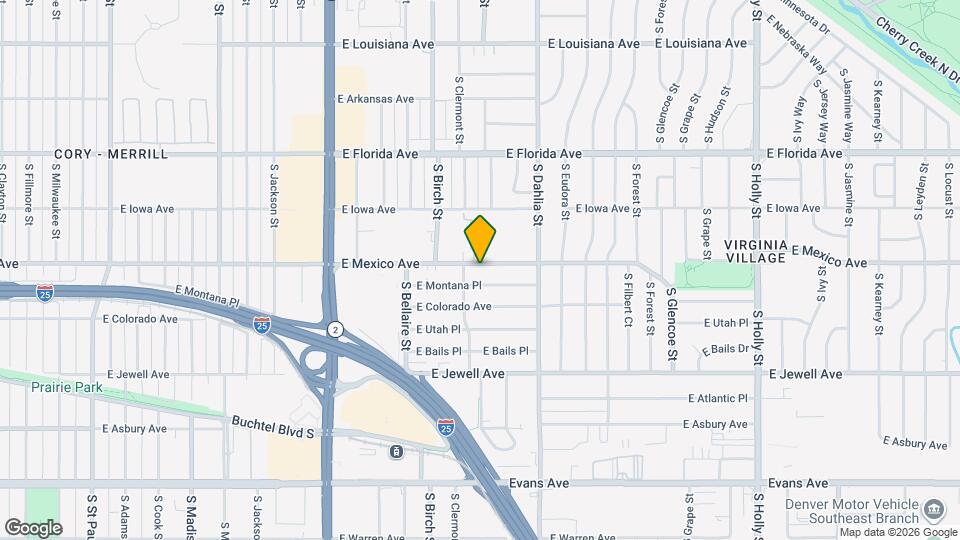 4564 E Mexico Ave Map and Location Details