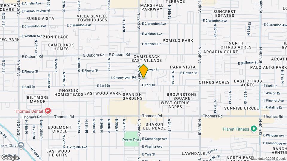 3101 N 32nd St Mapa y Detalles de la Ubicación