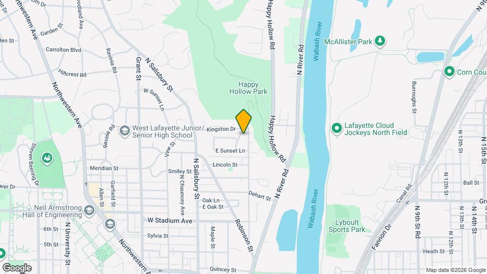 1100 Riverton Dr Map and Location Details