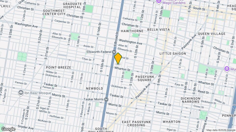 1244 S Juniper St Map and Location Details