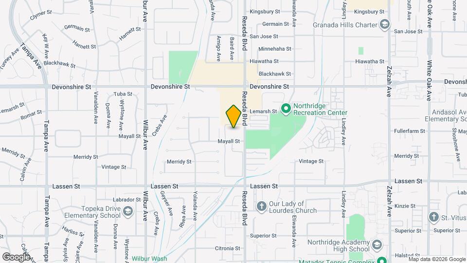 18521 Mayall St Map and Location Details