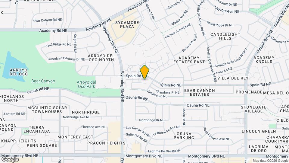 8445 Chambers Ct NE Map and Location Details