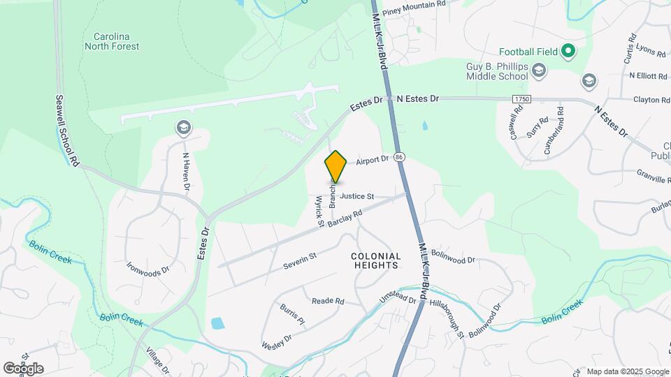 900 Branch St Map and Location Details