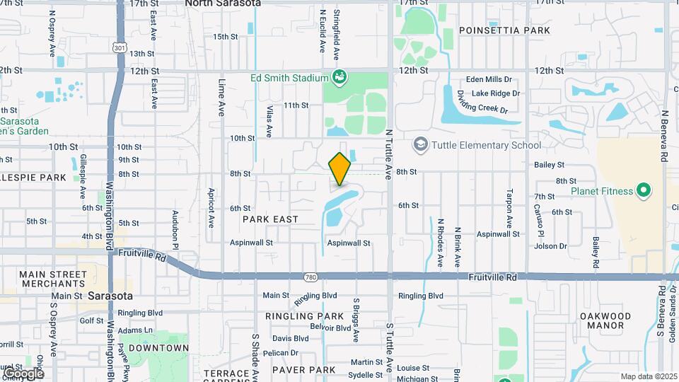 2612 Hidden Lake Dr N, Unit B Map and Location Details