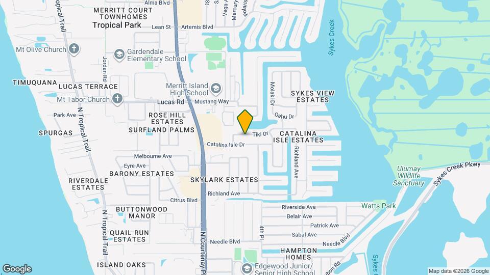 165 Tiki Dr Map and Location Details