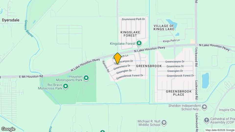 11807 Greenmesa Dr Map and Location Details