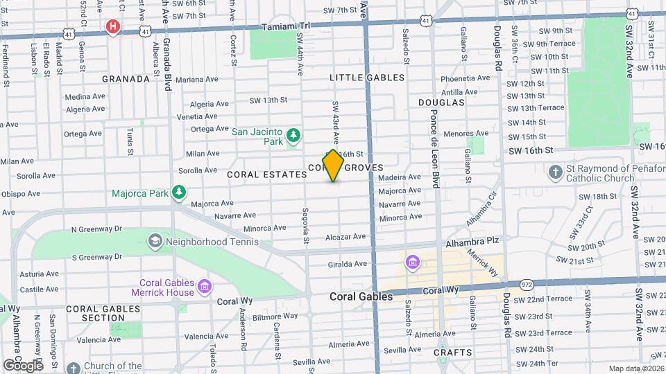 502 Madeira Ave Map and Location Details