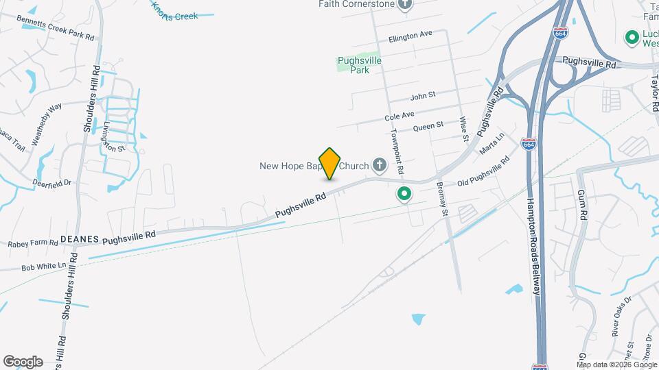 4158 Pughsville Rd Map and Location Details