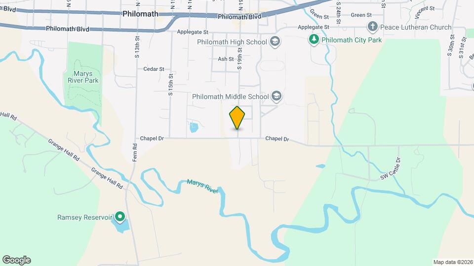 814 S 19th St Map and Location Details